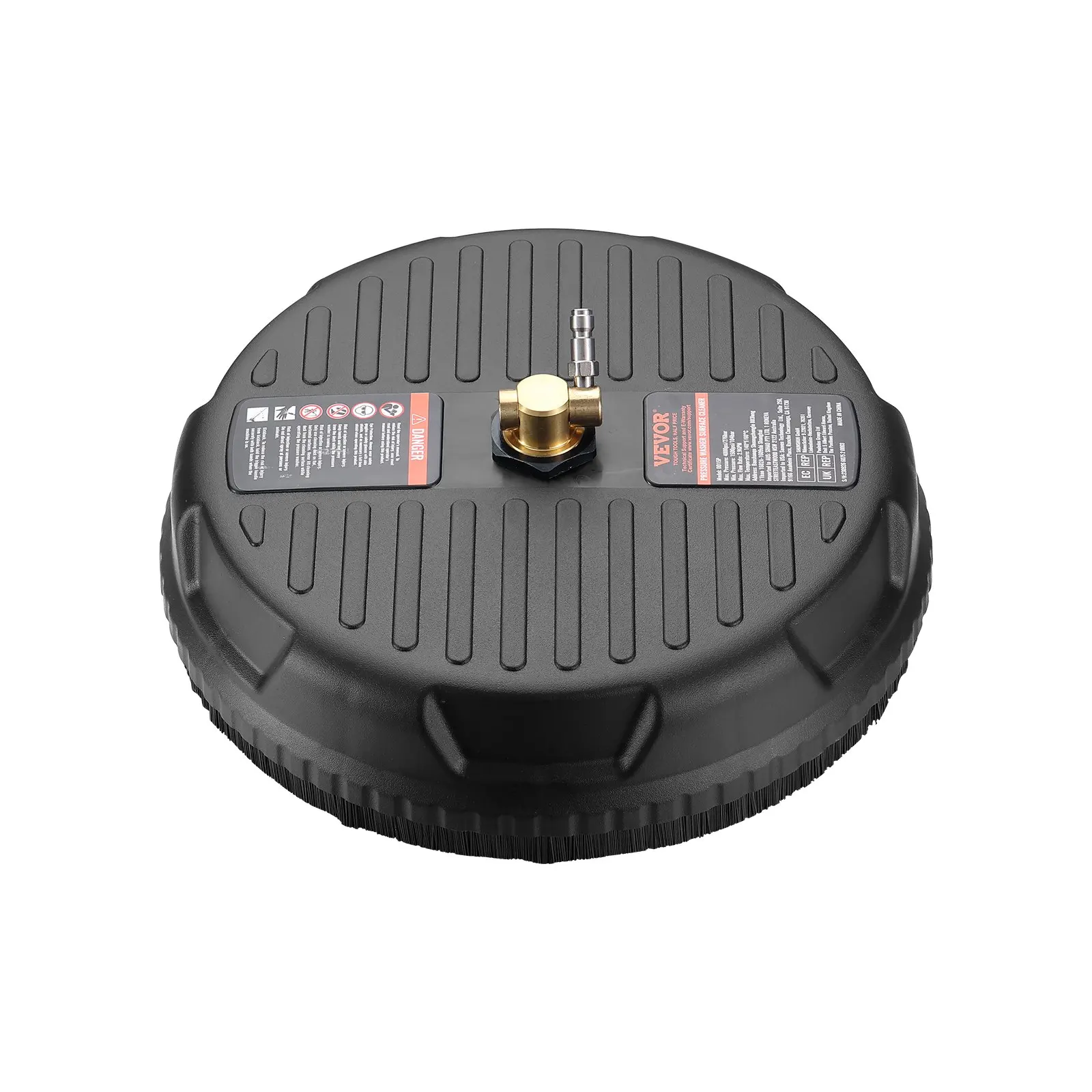 Hochdruckreiniger-Oberflächenreiniger, universell, Hochdruckreiniger-Aufsatz, 4000 max. PSI, mit 2 Verlängerungsstäben