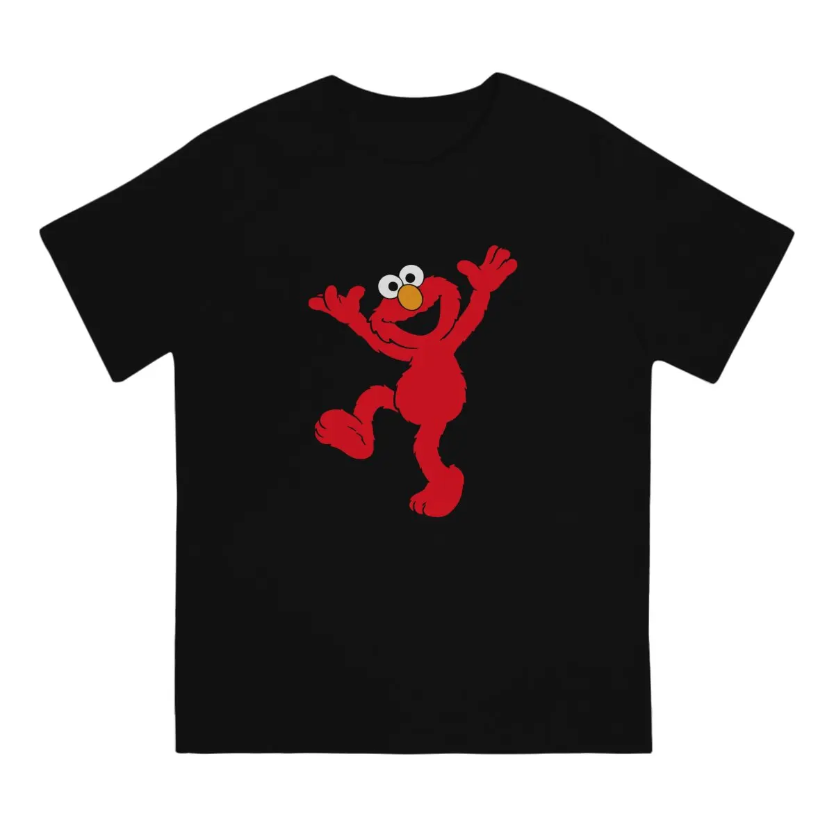 Men Sesame Streets T-Shirt Fashion Style Elmo Hipster Ofertas O Neck Graphic Tshirt