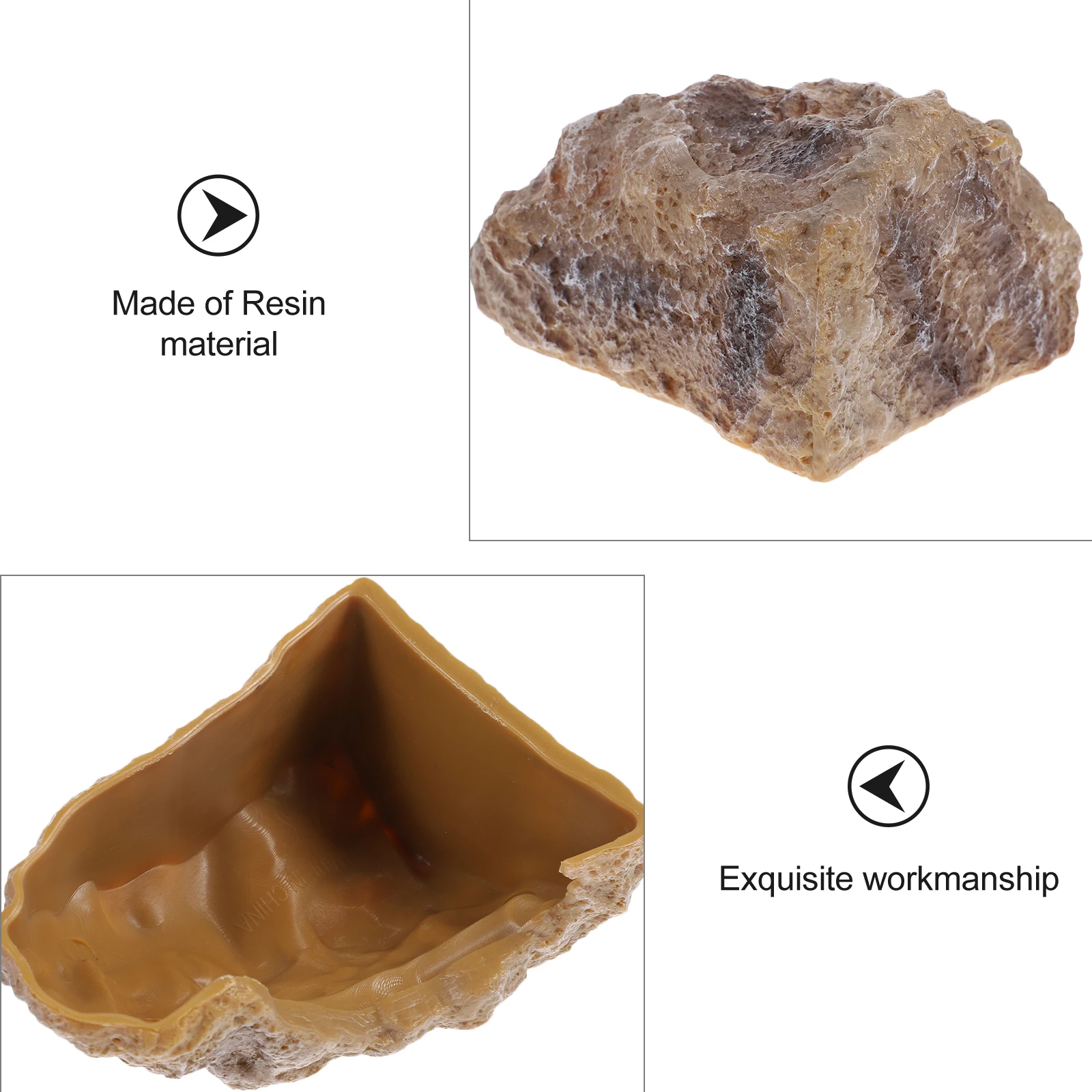 

Rock Hideout Resin Aquarium Decoration For Fish Turtle Tank Hiding Aquarium Cave Shelter Landscape Ornament Accessory