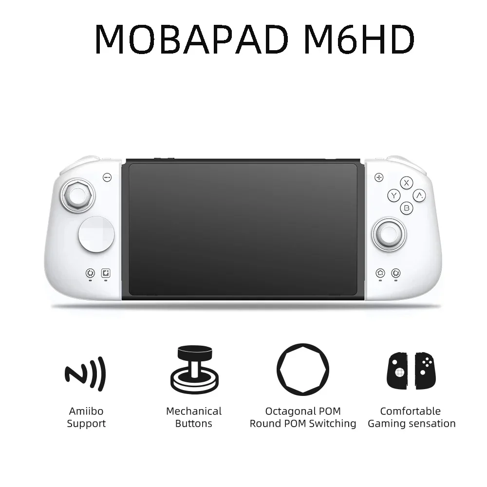 Контроллер Mobapad M6s / M6 HD для Nintendo Switch / Switch OLED, регулируемый джойстик с эффектом холла, панель джойстика, сменная крышка