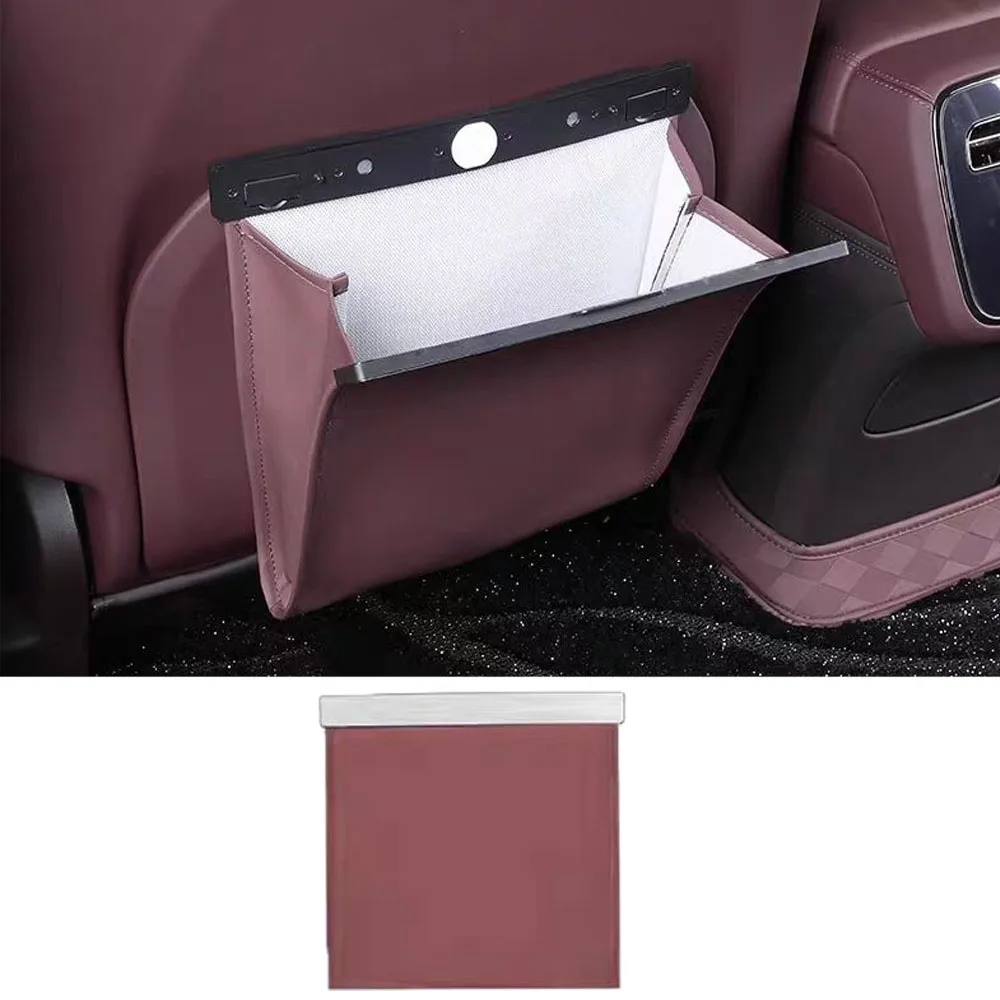 

Подходит для Denza Z9GT 2025 2026, автомобильный магнитный мешок для мусора, оригинальный цветной автомобильный мешок для хранения, аксессуары для внутреннего украшения