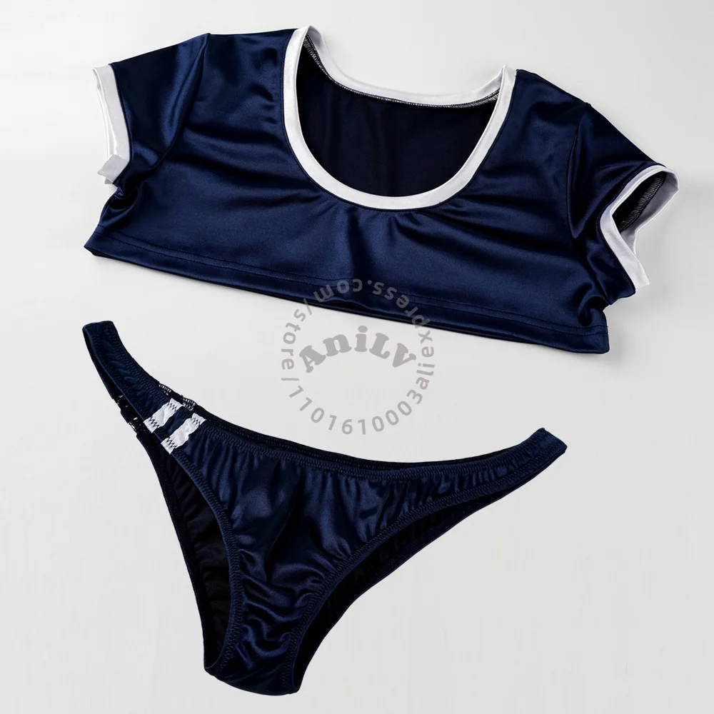 

AniLV Anime Student School Mini Gym Uniform Sexy Lingerie Temptation Pajamas Erotic Outfit Cosplay Costumes