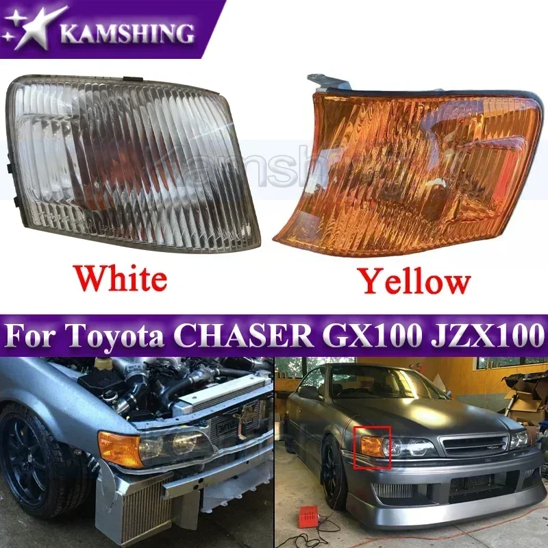 Kamshing Front Turn Signal Lamp For Toyota CHASER GX100 JZX100 1996-2001 Corner Light Headlight Marker Lamp Side Fender Lights