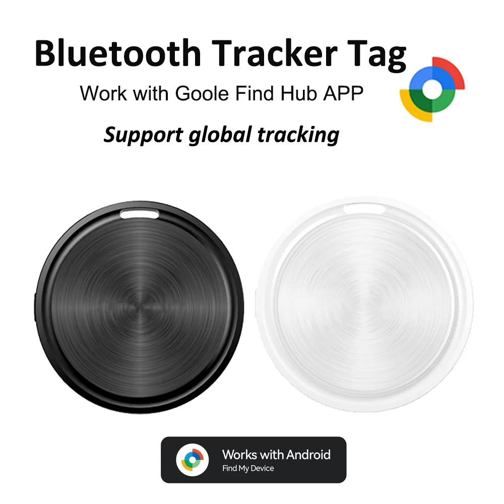 

Bluetooth-трекер для Android, локатор идентификации работает с приложением Google Find My Device (Find Hub), интеллектуальная метка слежения для ключей, чемодана