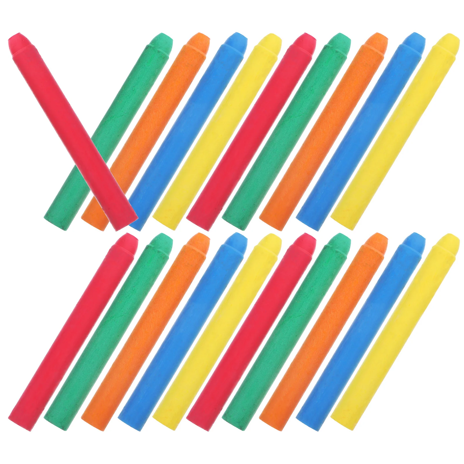 

20Pcs Colored Chalk Dust Free Sidewalk Chalk Set for Kids Teachers Outdoor Indoor Drawing Art Craft High Pigmentation Safe