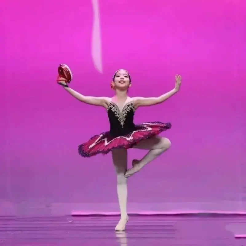 

Children's Dance Costumes Ballet Convex Skirt Puffed Gauze Skirt Esmeralda Girls' Competition Performance Costumes