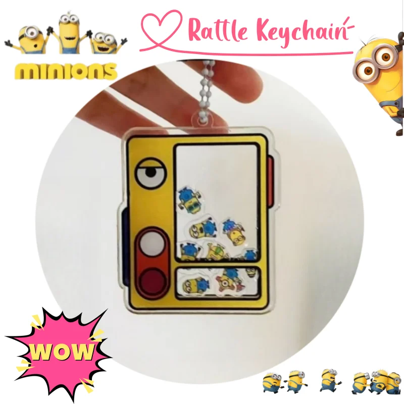 

Новые миньоны из мультфильма «Гадкий я»: музыкальный брелок-качалка в стиле аниме, яркий, креативный, для сумок, подарок для мальчиков и девочек