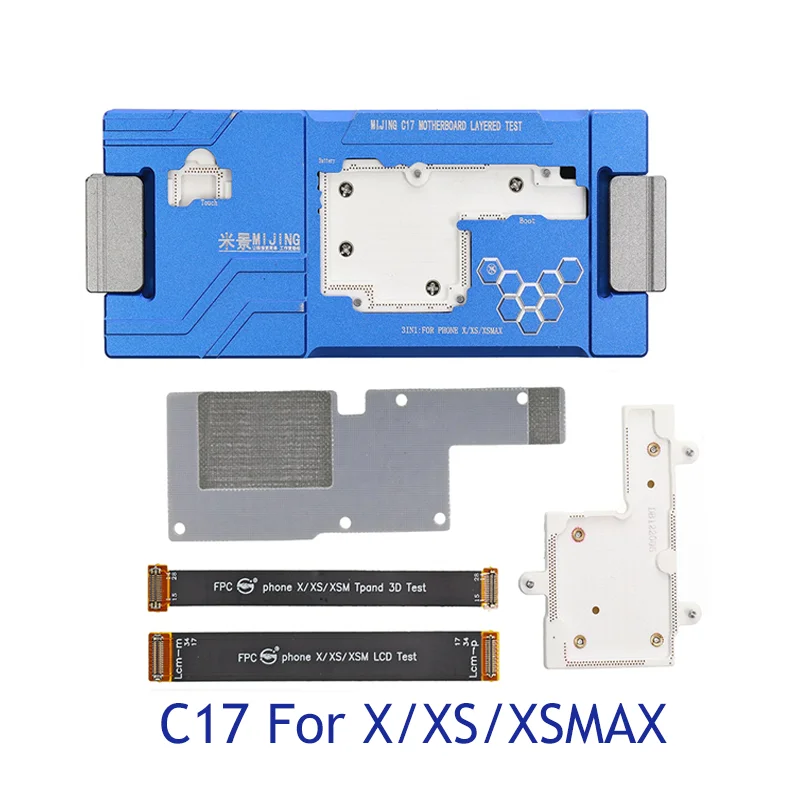 Mijing MJ Motherboard Layering Fixture C17 C18 C20 C21 C22 for X XS XSMAX 11 12 13 14 PRO MAX Mini Middle Board Function Testing