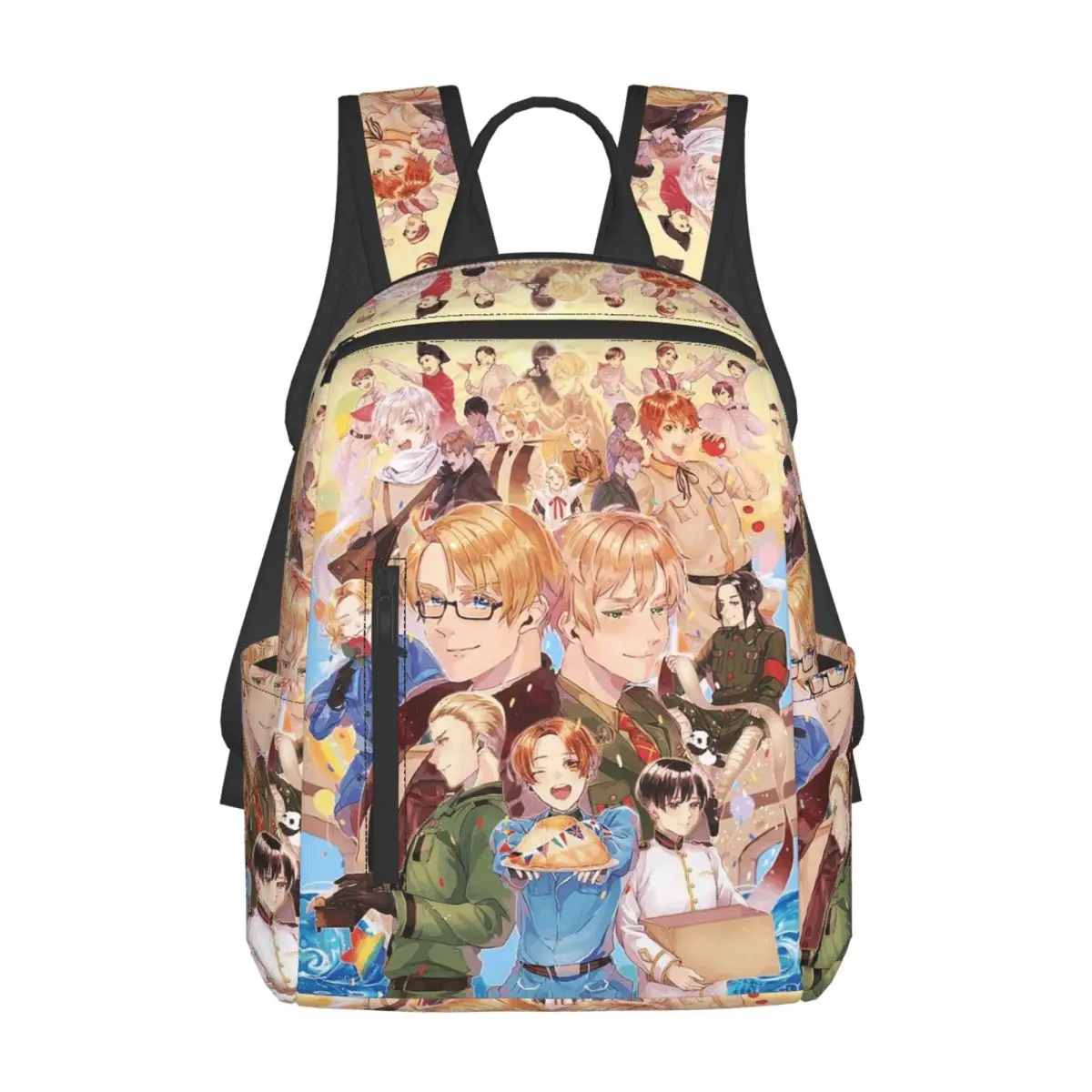 

Рюкзак Hetalia Group World Stars, рюкзак большой емкости для мальчиков и девочек, школьная сумка, сумки на плечо для мужчин и женщин