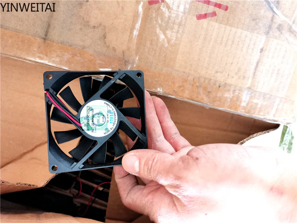 

2pcs NEW for 8015 RDL8015S TD801512O3 TD801512S3 FD8015D12MS OT-EF8015S 8cm DC12V 0.09A 2-Wire refrigerator fan