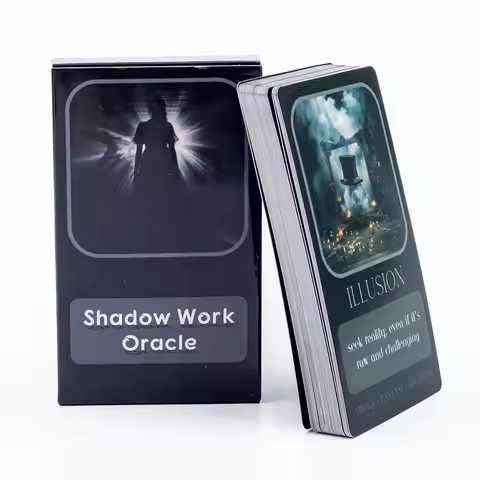 Shadow Work Oracle 33 Card Deck for Entertainment And Divination Prophecy Board Games Accessories