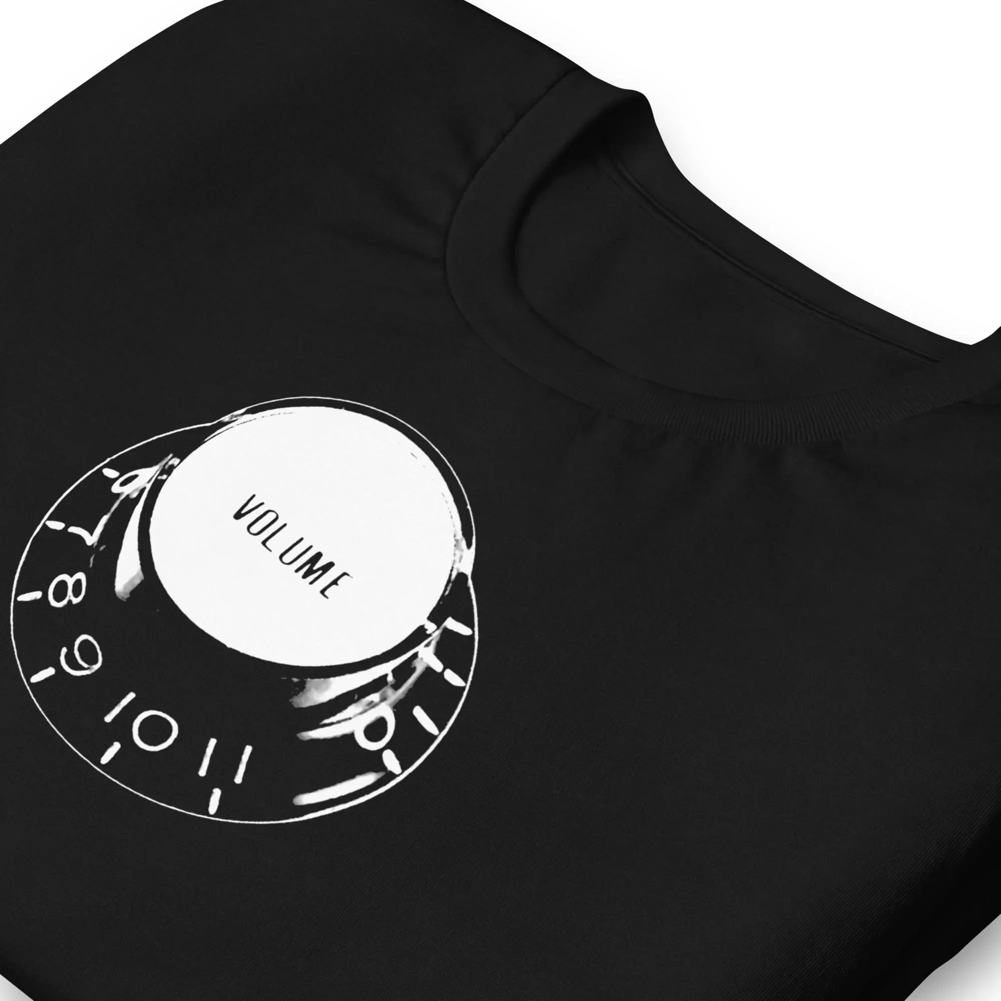 One Louder Gibson Volume Knob Goes To 11 Graphic T‑Shirt  Rock Guitar Fan Tee Street‑Style Wear For Music Enthusiasts Daily Gift