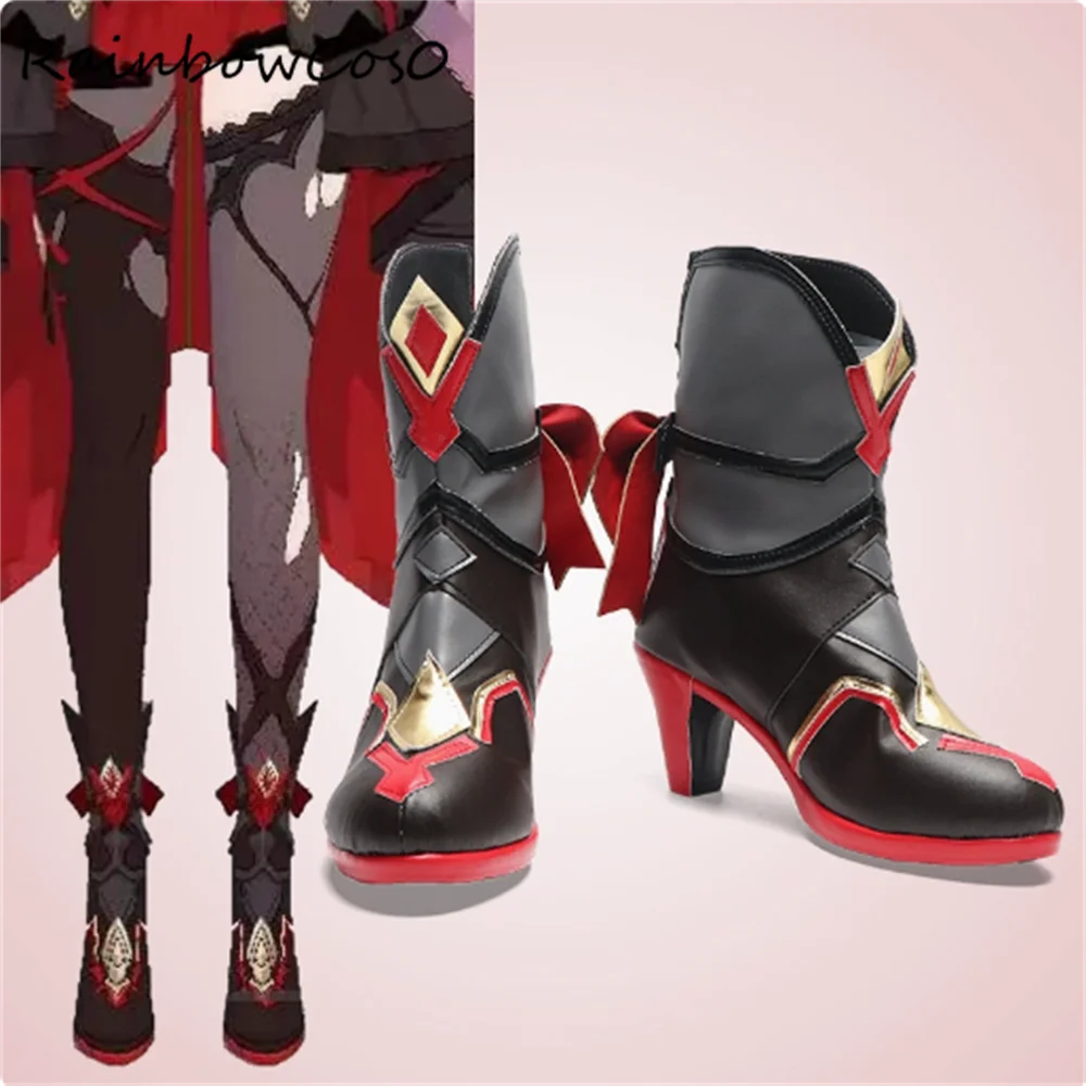 Lunar Vow Crimson Love Honkai Impact Honkai: Star Rail Cosplay Shoes Boots Game Anime Halloween RainbowCos0 W4295