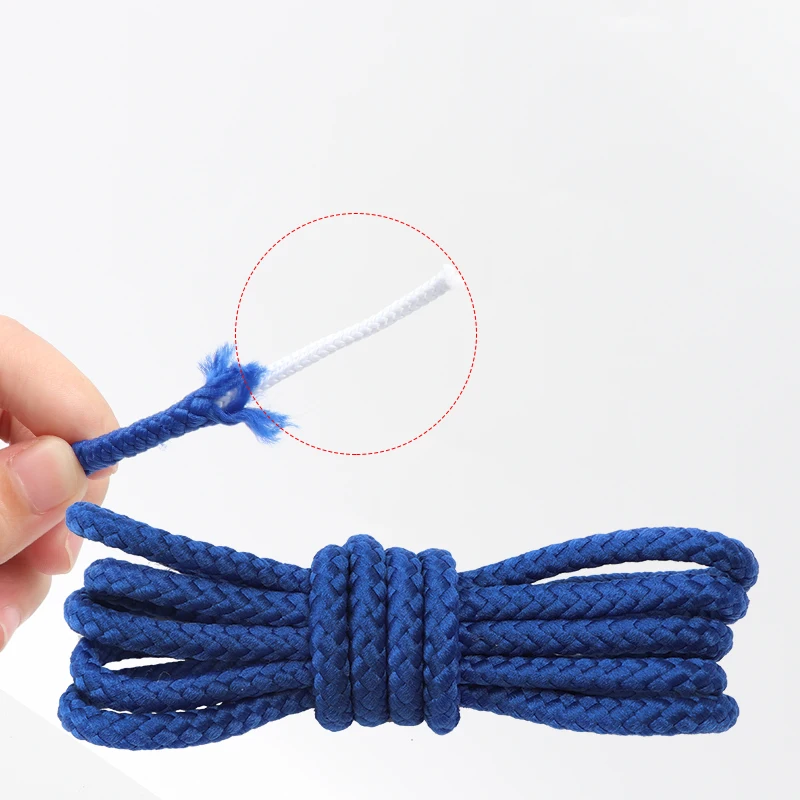 1Pair Bold Round Shoelaces Quality Durable Polyester Sneakers Shoe laces Boots Laces for Shoes 80/100/120/140/160cm Shoestrings