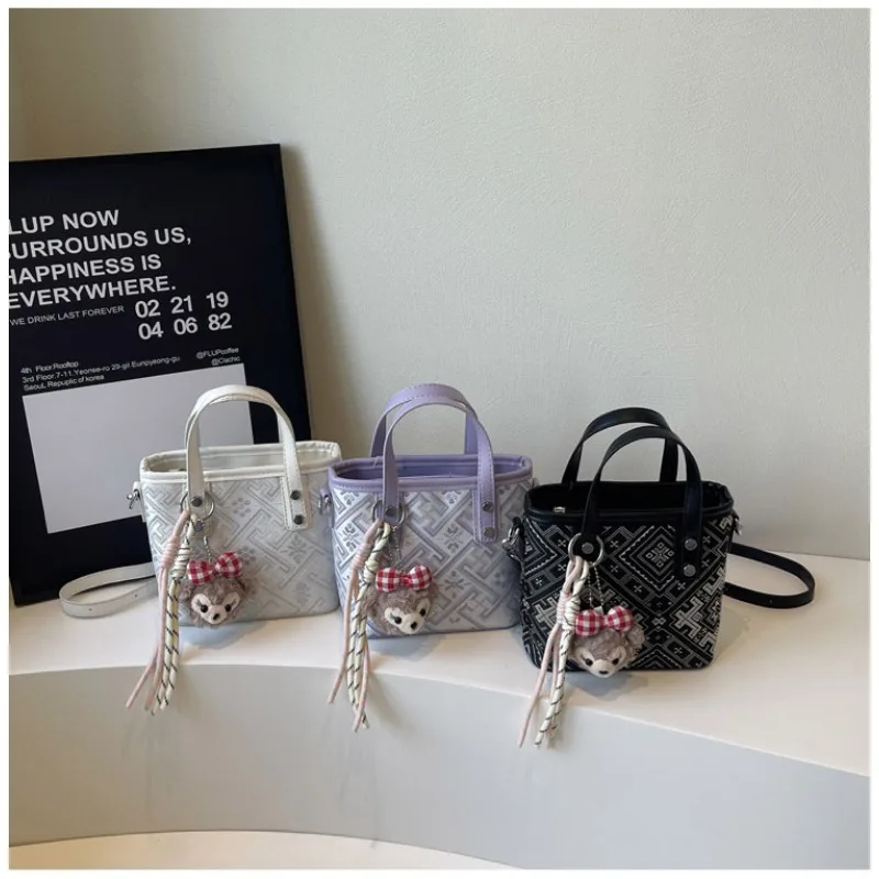 2025 Новые популярные маленькие сумки, женская мода, сумка через плечо на одно плечо, портативная сумка-ведро