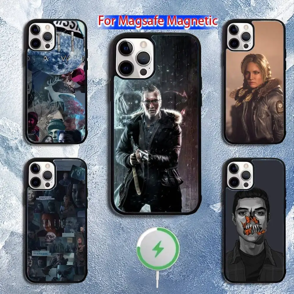 

U-Until D-Dawn Game Phone Case For iPhone 16,15,14,13,12,11,Pro,Max,Plus,Mini,Magsafe,Magnetic Wireless Charging Case