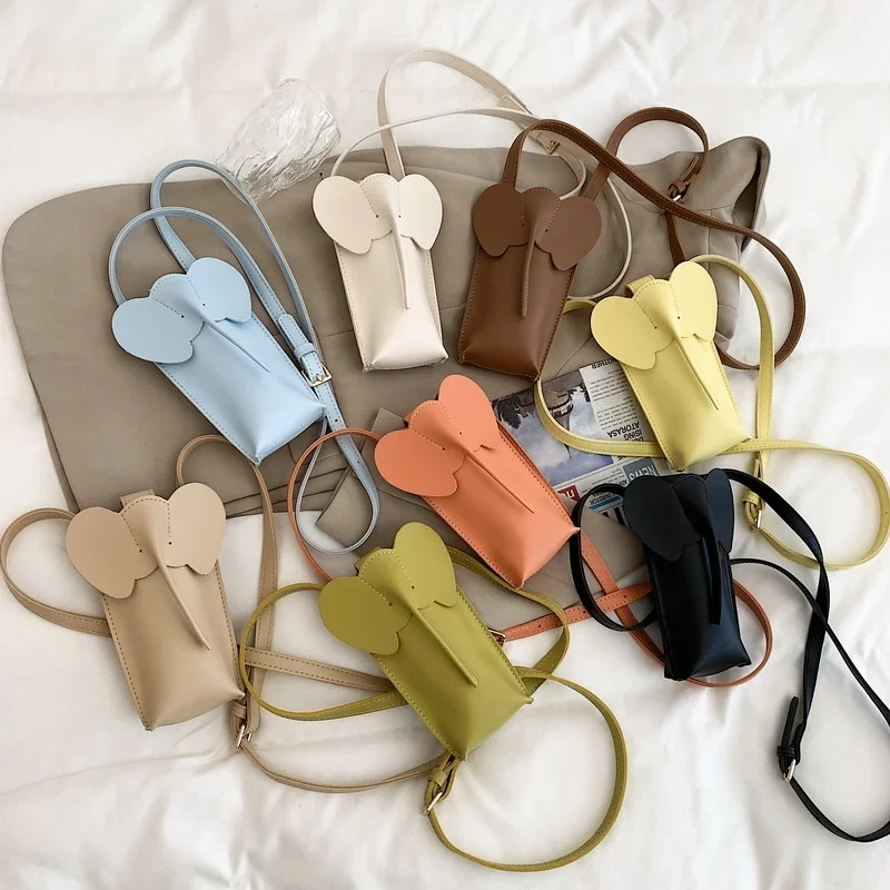 Bag New Elephant Phone Bag Japanese and Korean Versatile Casual Mini One Shoulder Crossbody Small Square Bag for Women