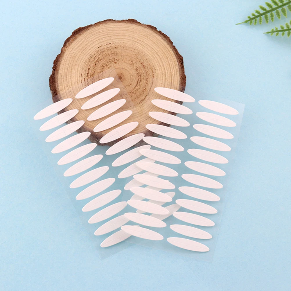 

60 Sheets Double Eyelid Sticker Thin Transparent Natural Invisible Double Eyelid Tape Fiber for Women Makeup