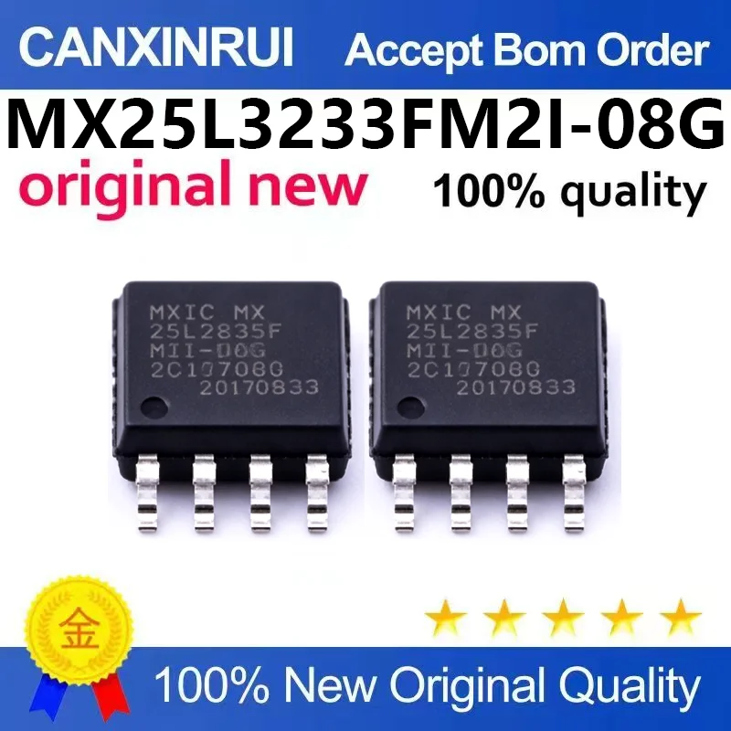 (5pcs-100pcs)New original MX25L3233FM2I-08G MX25L3233F SOP-8 flash memory chip