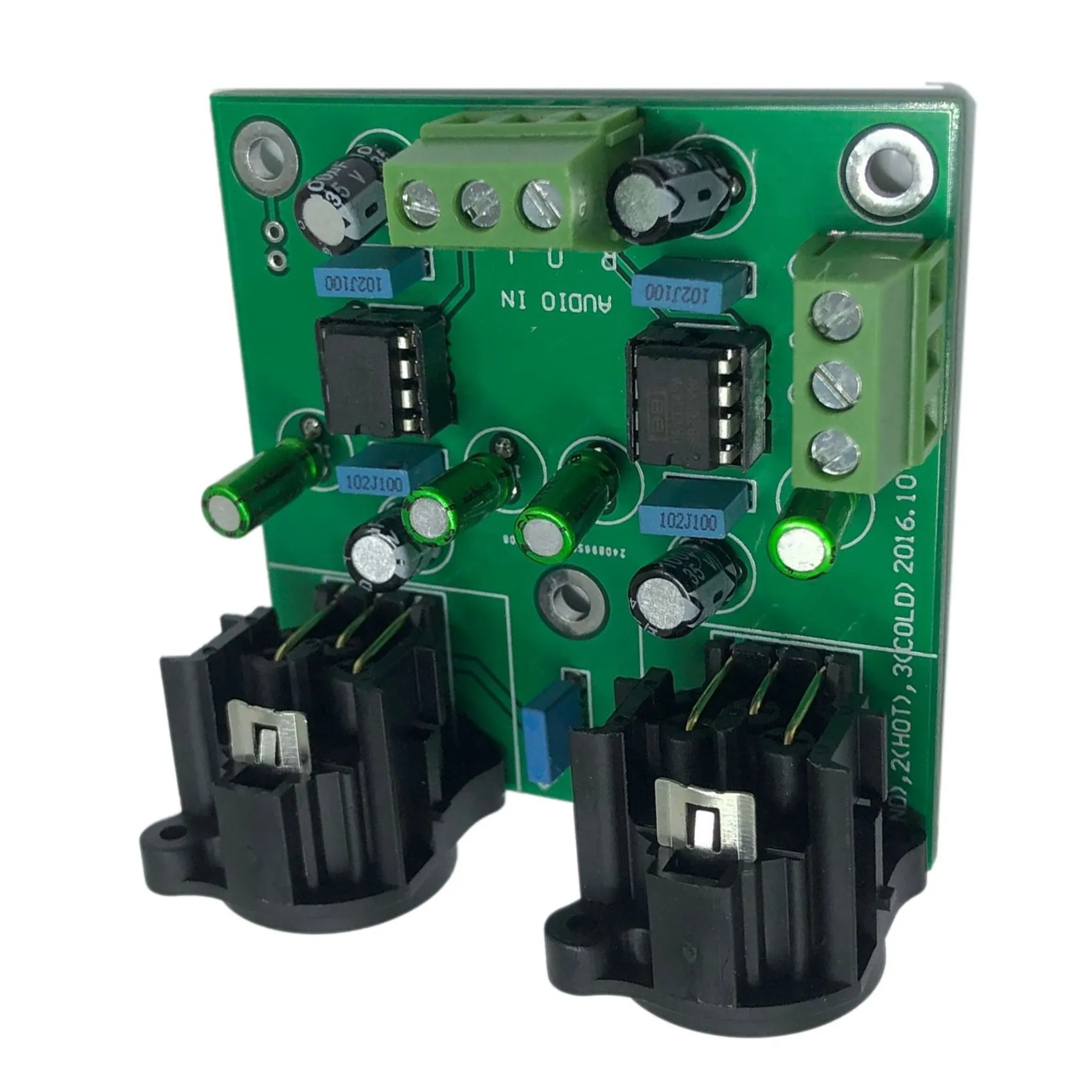 Amplificatore ABKN-2X a doppio canale, scheda di bilanciamento di conversione single-ended a doppio canale DRV134PA per bilanciamento di uscita front-end