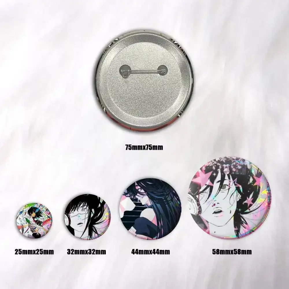 M-Mass Of Fermenting Dregs World Is Yours Album Badge Tinplate Meme Round Brooch for Hat Bag Creative Lapel Jewelry Accessories