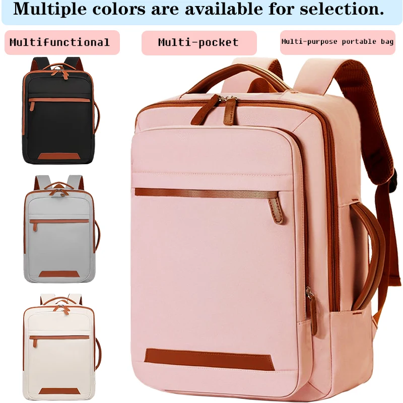 Versatile Travel Laptop Backpack with Trolley Sleeve, Spacious Business Bag for Men & Women, Ideal for Work and Commuting