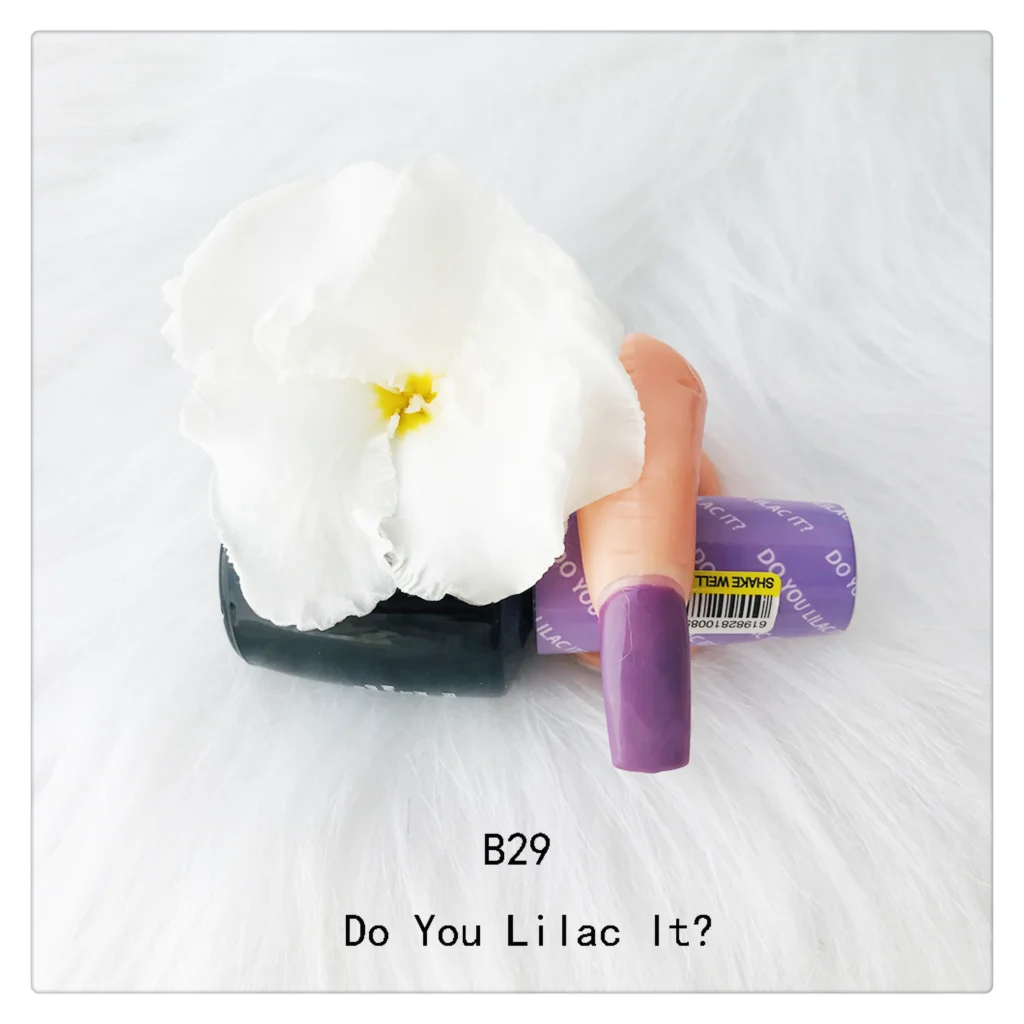 ジェルネイルポリッシュ パープルジェル UV オーピー ラブ オーピーズ B29 DO YOU LILAC IT ベース トップ ジェルポリッシュ ソークオフ UV バーニッシュ ジェルペイント 15ml ネイル