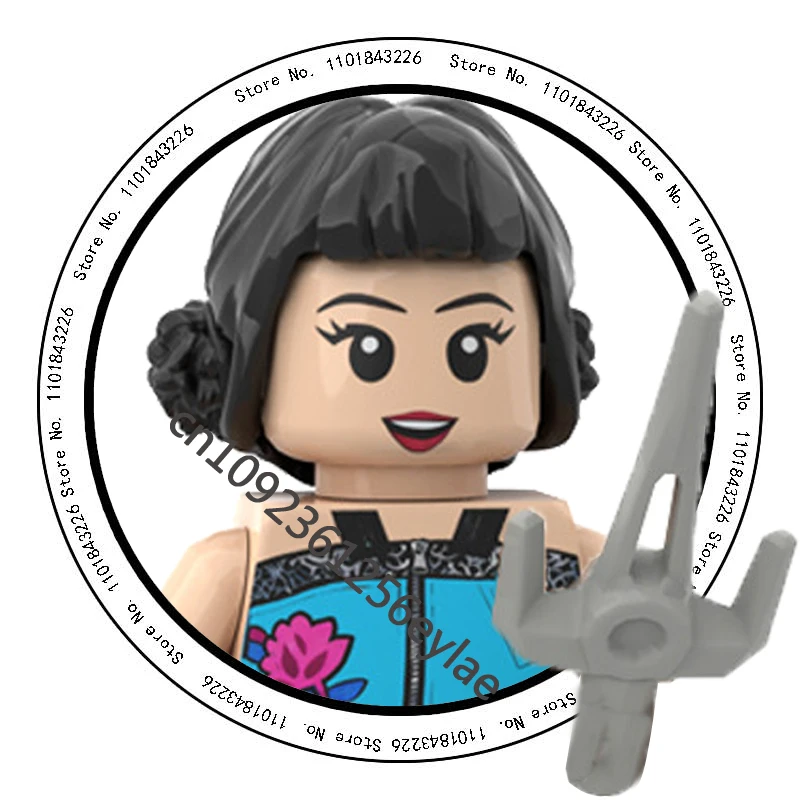 8 pçs kpop caçadores de demônios mini figura de ação blocos de construção rumi montagem modelo boneca blocos de construção brinquedo