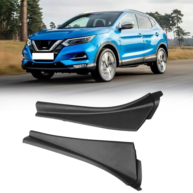 Car Front Windshield Wiper Side Trim Cover Water Deflector Cowl Plate Left Right Fit for Nissan Qashqai J10 2008-2015