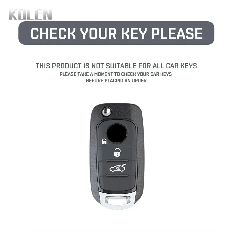 NEW TPU Car Flip Key Case Cover Shell For FIAT Tipo Toro Nuovo Freedom 500X Doblo Argo Grazie Protector Holder Fob Accessories