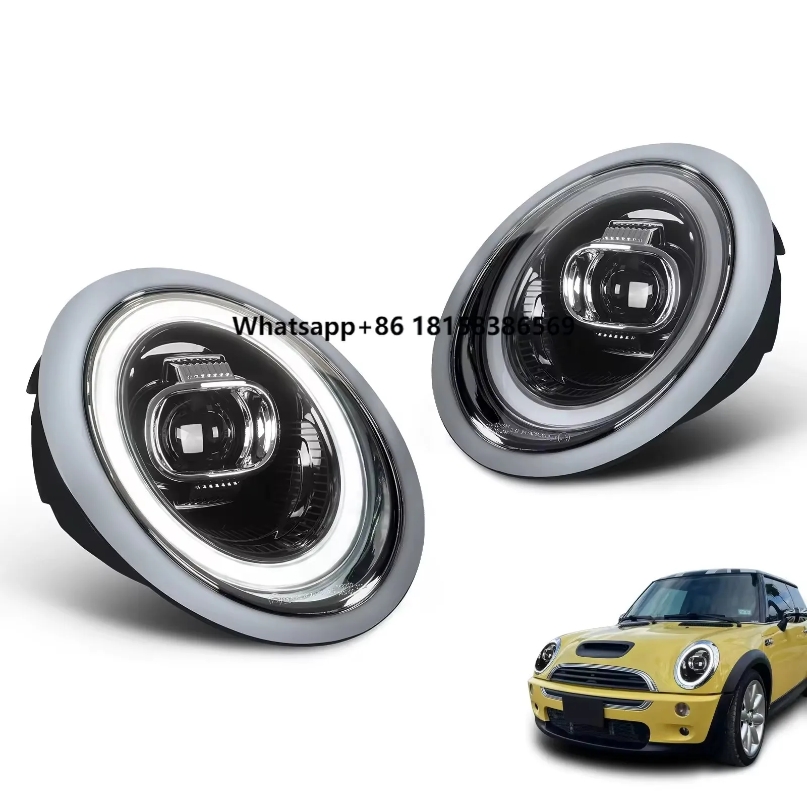 

YZ Car Lights Assembly Front Lamp 2001 - 2007 1st Gen R50 R52 R53 Mini Cooper for Mini R53 R50 LED Headlights