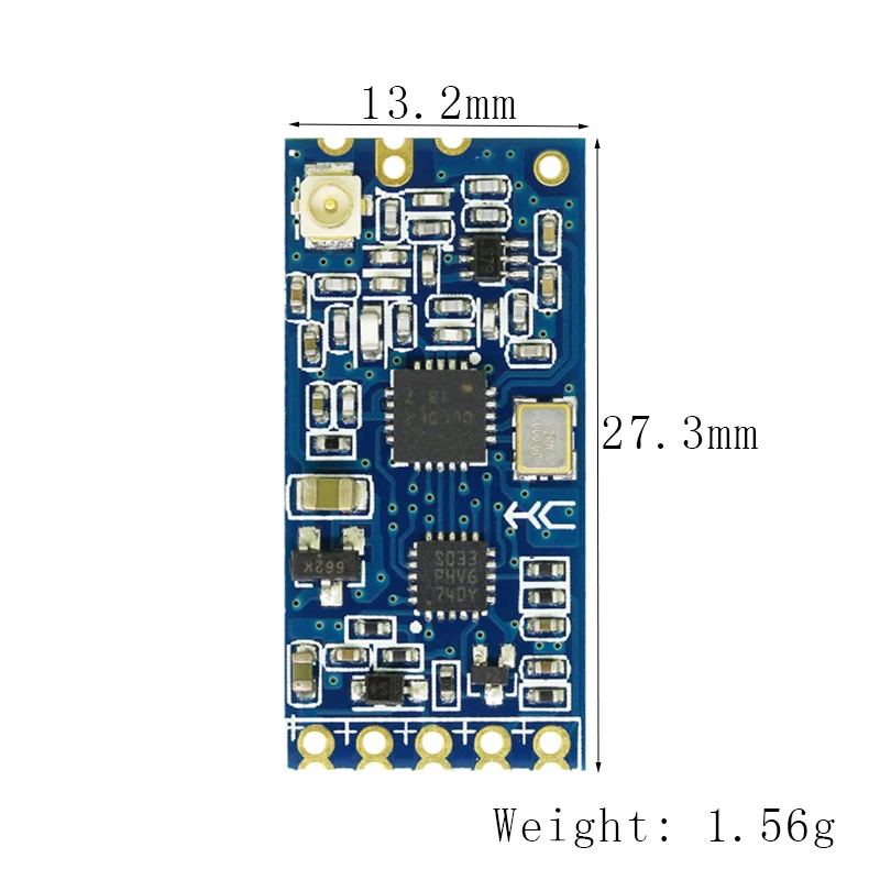 1pcs 433Mhz HC-12 SI4463 Wireless Serial Port Module 1000m Replace Bluetooth NEW