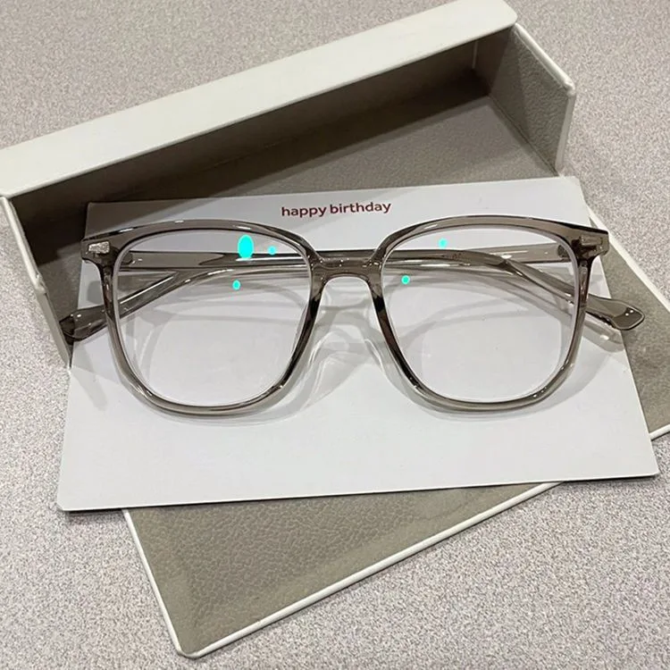 

Coconut Gray Prescription Glasses Skin Brightening Blue Light Blocking Lightweight Fashion Frame High Quality Minimalist Optical