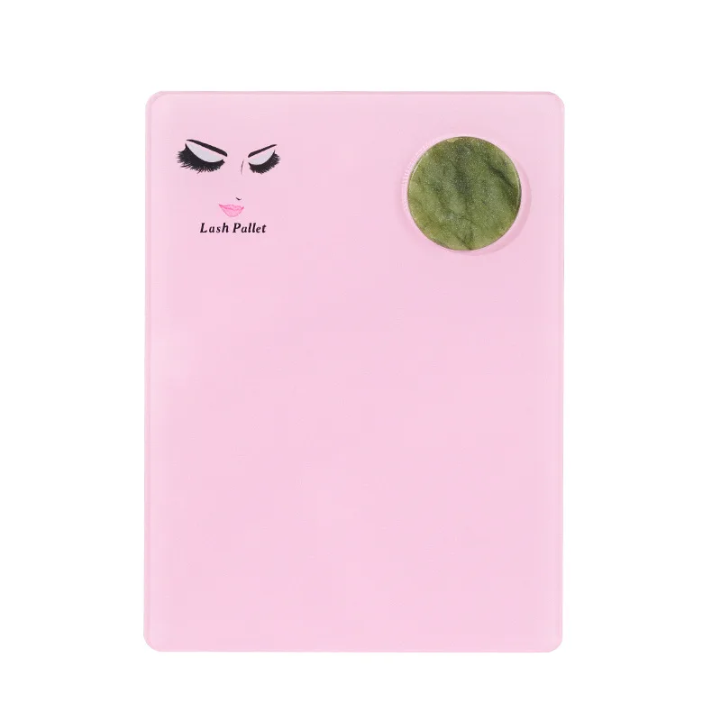 تساعد تمديد الرموش على زرع الأكريليك الرموش الصناعية مع لوحة عرض الرموش اليشم