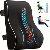 Ergonomic Memory Foam Lumbar Support Back Cushion