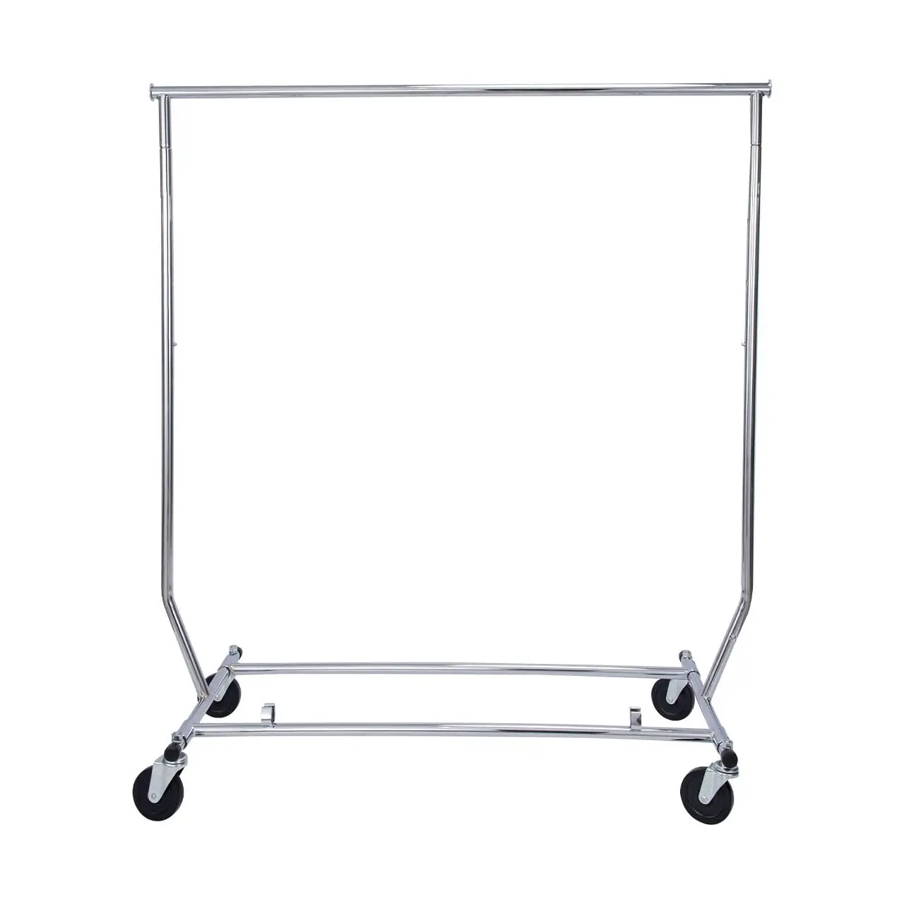 Metal Clothes Rack with Wheels, Collapsible & Adjustable, Portable Storage & Organization for Home, Customized