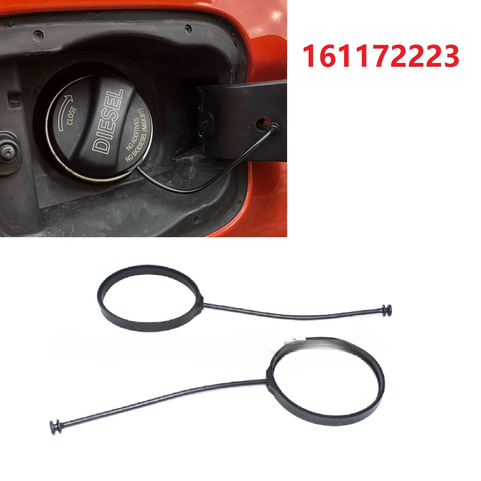 16117222391 Fuel Oil Tank Cover Cable Sling Gas Cap Rope Line For BMW X1 X3 X4 X5 X6 Z4 Mini E70 E46 E90 E39 E87 F10 F11 E83 E60