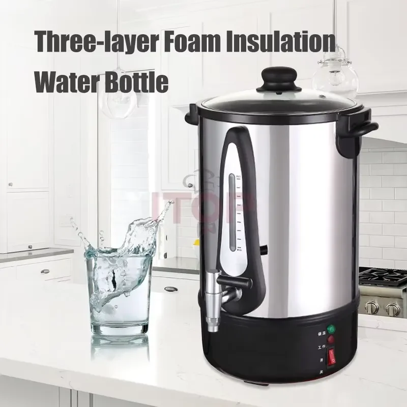 Household Beer Hot Drink Electric Kettle Water Heater Hot Drink Teapot 35L Urn Boiler