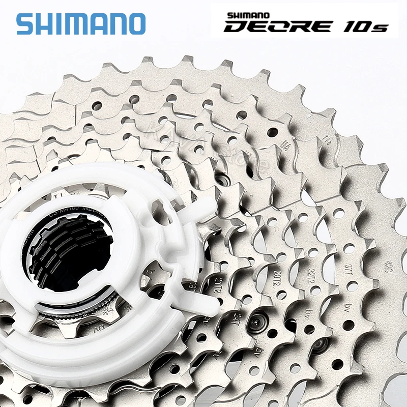 Shimano Deore M4100 10 Speed MTB Cassette 42T 46T Mountain Bike Ratchet 10V K7 Bicycle 10S Freewheel Cycling Parts