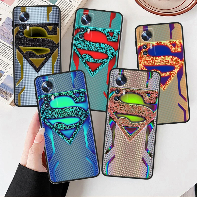 Batman Superman Cool For Xiaomi Mi 14 13 12T 12S 12X 11i 11X 11T Play HyperCharge Lite Ultra Pro Black Soft Phone Case