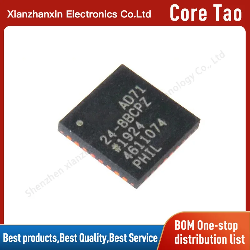 

1pcs/lot AD7124-8BCPZ-RL7 AD7124-8BCPZ AD71 24-8BCPZ LFCSP-32 8 channel 24 AD converter IC chip