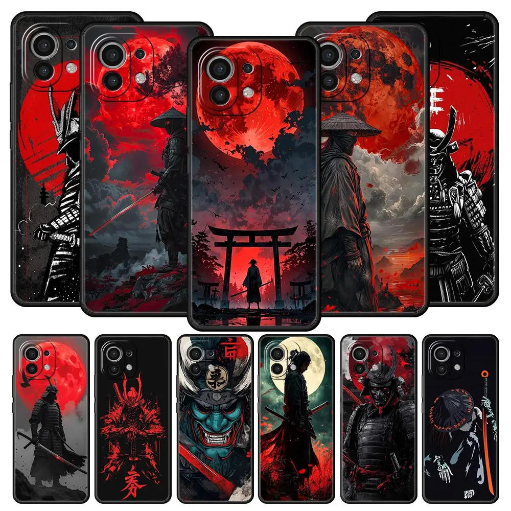 

Japanese Bushido Samurai Phone Case For Xiaomi Mi 17 15 14T 15T 13T 14 13 12 11 11T Poco X7 X6 Pro X5 X4 X3 12T Cover﻿﻿﻿﻿﻿﻿﻿﻿﻿﻿