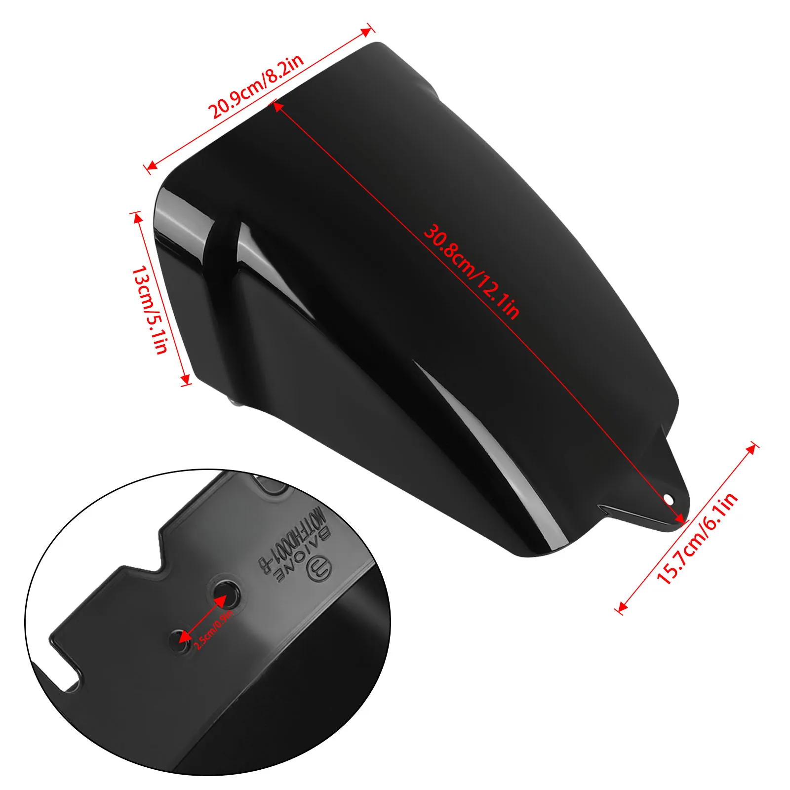Rear Seat Fairing Cover Mototcycle Tail Rear Seat Cowl Cover For Harley CVO Road Glide ST FLTRXSE 23-25 Passenger Pillion Solo view 2