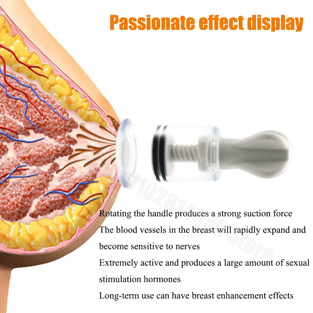 Mamilo Otário Ampliar Mamilo Braçadeira Clitóris Buceta Bomba Clipe Clitóris Vácuo Estimular Mama Ampliador BDSM Adulto Sexo Brinquedos Para Mulheres