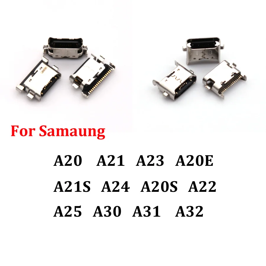 10pcs Fast Charging Connector Board Dock Charger connector For Samsung Galaxy A20 A20e A20s A21 A21s A22 A23 A24 4G 5G Parts