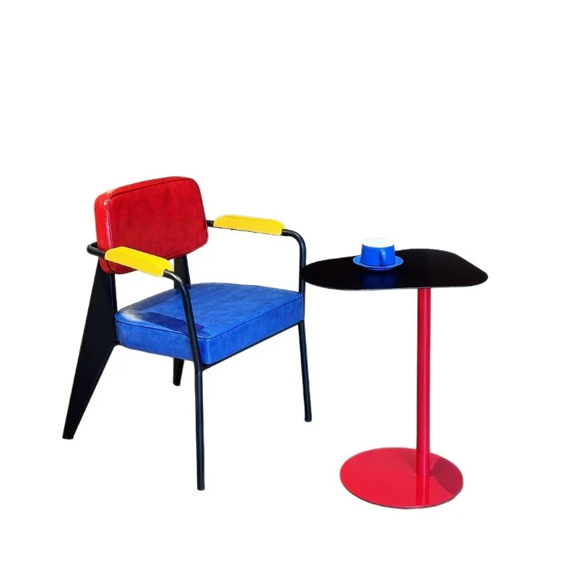 

New dining chair designer chair Italian home backrest chair Internet celebrity high sense