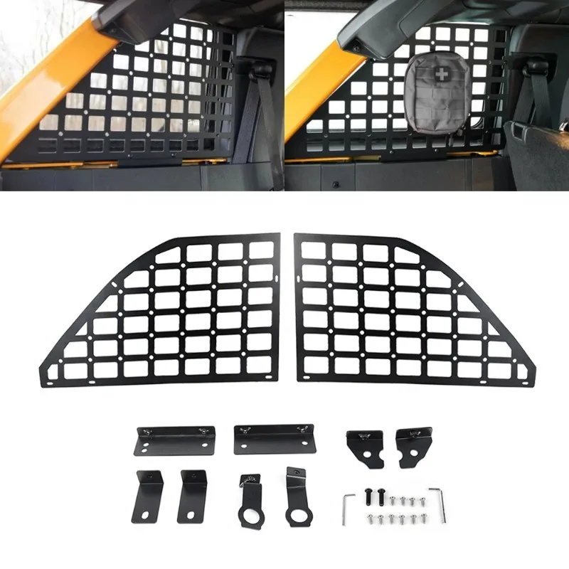 For Bronco 2021 2022 Rear Window Molle Panel Protective Guards