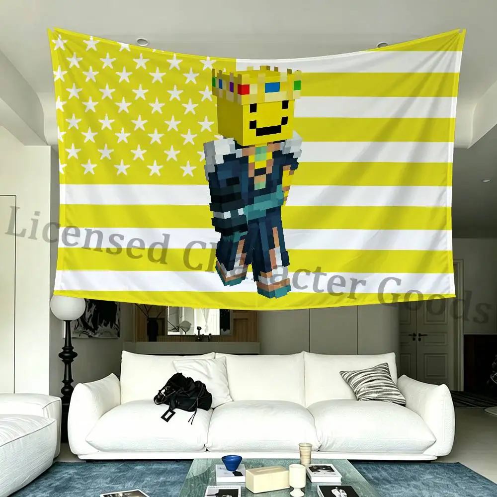 P-PrinceZam Flagge, trendig bedruckt, extra große Größe, Festival, Party, Gartendekoration, Zubehör, Hängebanner – Detail 11