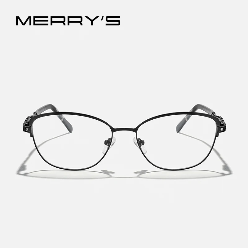 MERRYS DESIGN Women Classic Retro Glasses Frame Cat Eye Fashion Diamond Glasses Myopia Prescription Eyeglasses S2419