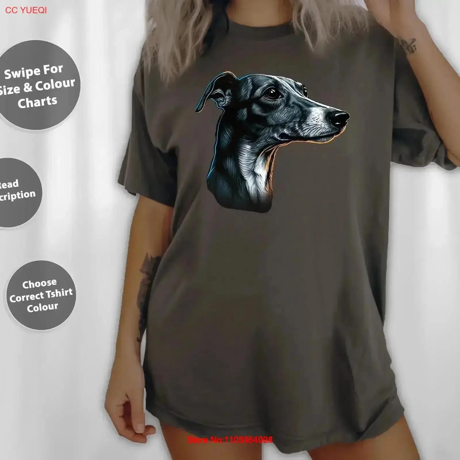 صورة الكلب من السلوقي الإيطالي تي شيرت SweaT حمل حقيبة 142212 خمر غسلها الرسم تنوعا مصمم الملابس لينة خمر